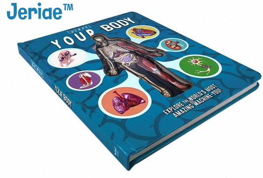 Jeriae™ Anatomy of The Human Body 3D Picture Book