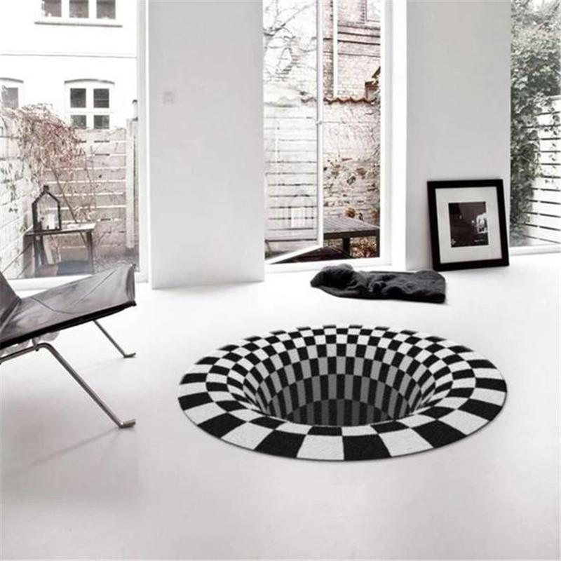50% OFF-Vortex Illusion Rug