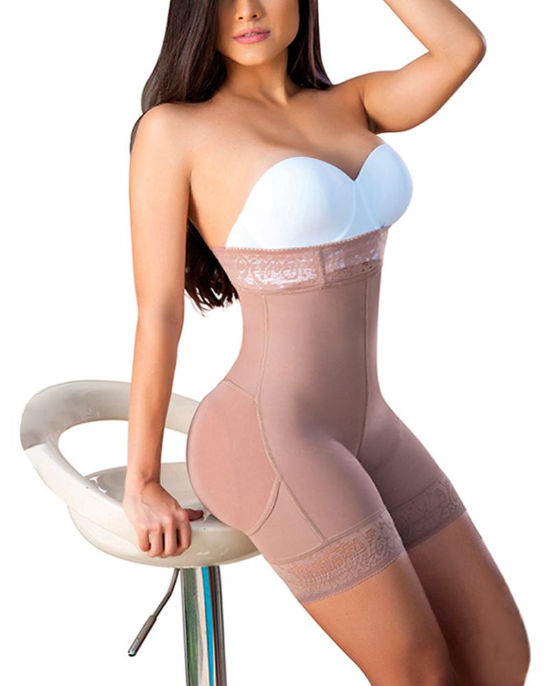 Women Butt Lifter (With Zipper) Seamless Slimming Shorts