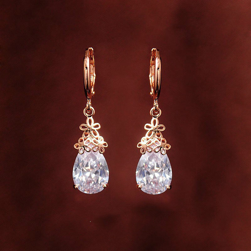 Creative Chinese Knot Water Drop Earrings