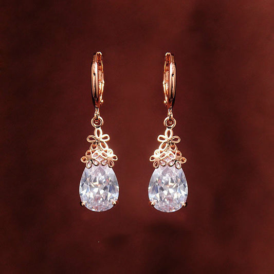 Creative Chinese Knot Water Drop Earrings