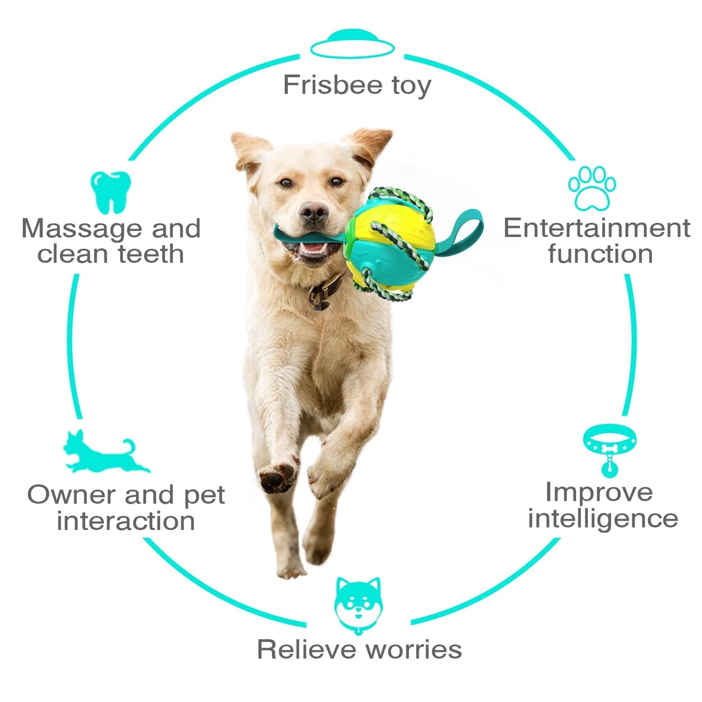 Xiaogo Dog Toy Balls Ufo Magic Ball