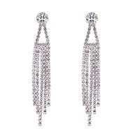 Fashion Wild Triangle Tassel Earring