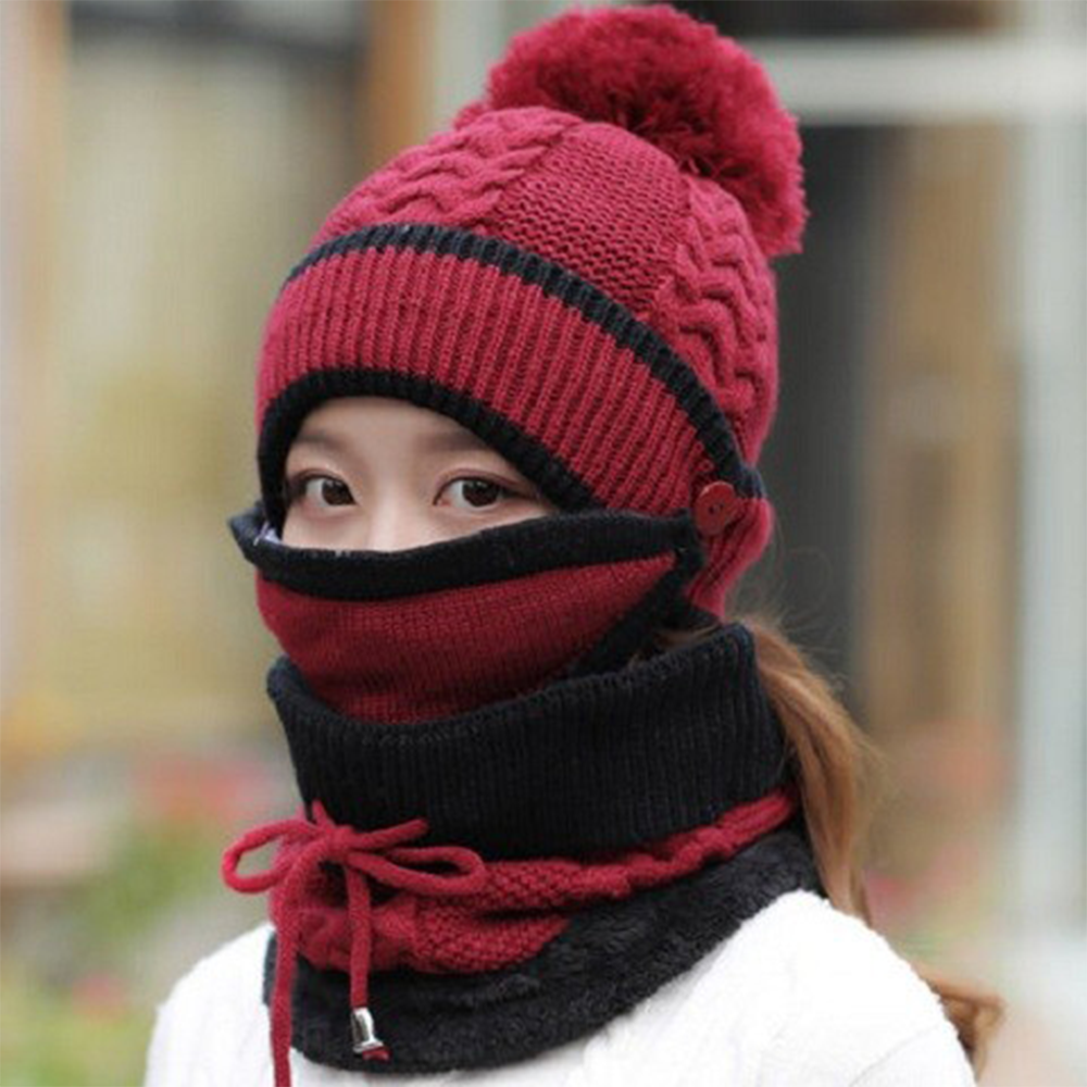 Gogolot 3PCS Women Winter Scarf Set