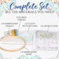 Floret Garden Embroidery Kit