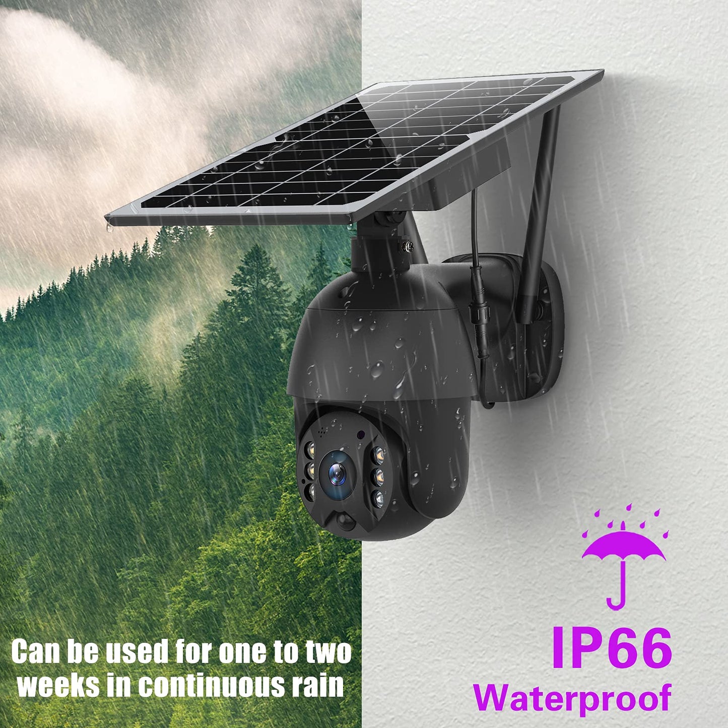 🔥Only 26 left-2022 New Year Promotion &Vip Shipping🔥Solar Powered Wireless Outdoor Waterproof Camera&Ultra High Speed Card