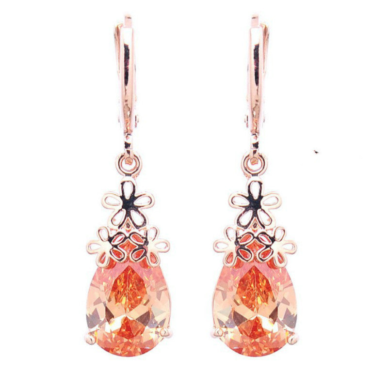 Creative Chinese Knot Water Drop Earrings