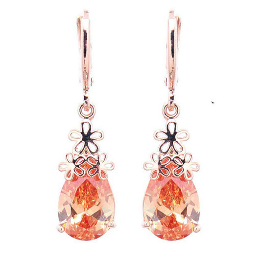 Creative Chinese Knot Water Drop Earrings