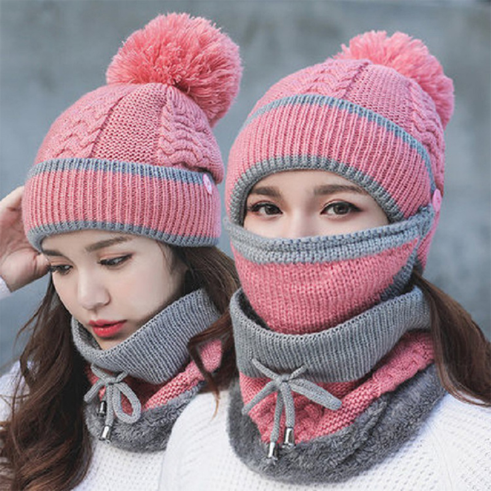 Gogolot 3PCS Women Winter Scarf Set