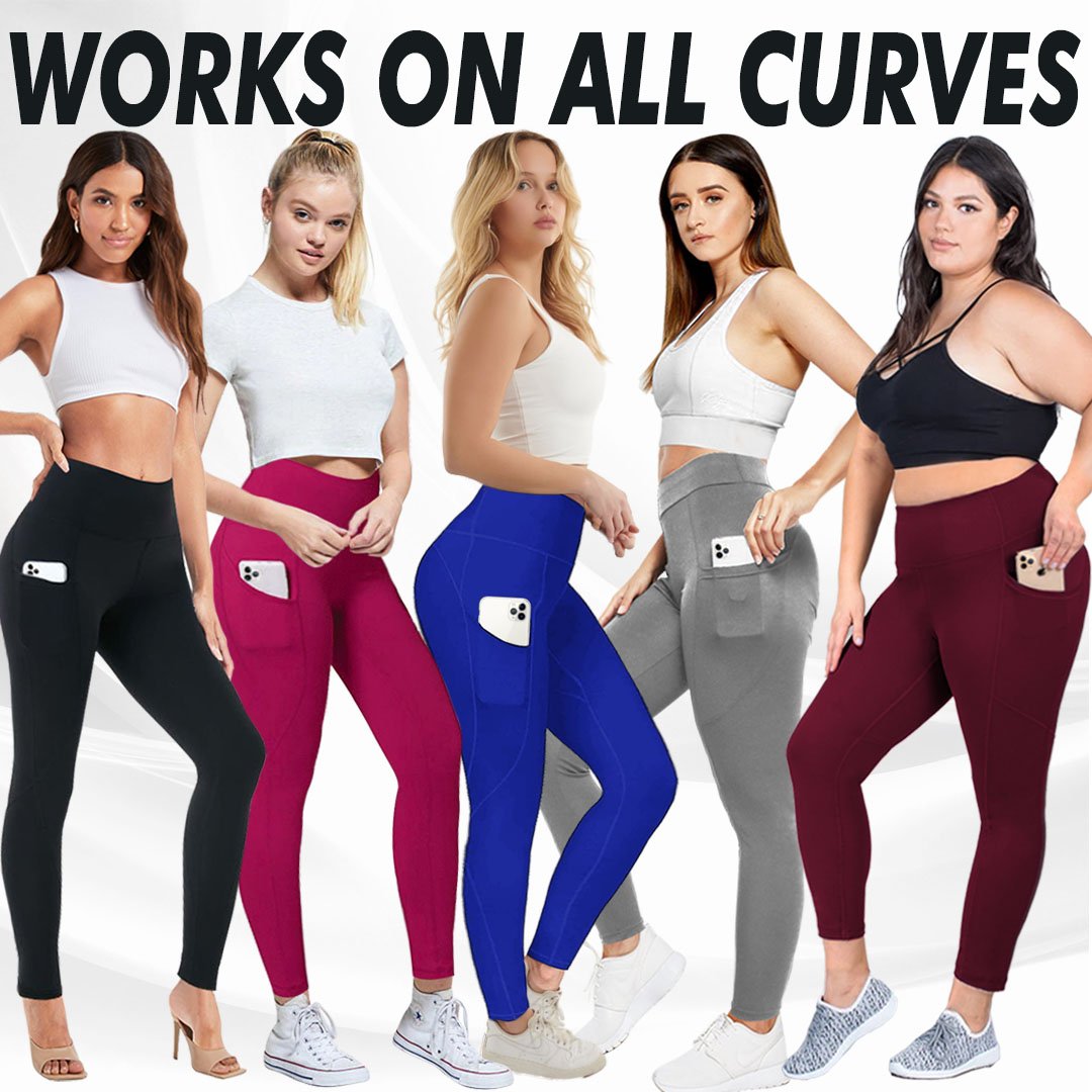 Align High Waist Stretch Tummy Booty Slimming Butt Lift Leggings with Pockets