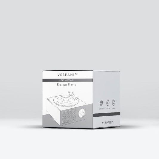 Vespani™ Retro Bluetooth Record Player