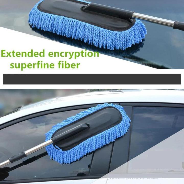 AutoSleek™ Long-handle Car Wash Mop and Cleaner for Cleaner, Sleeker, Shinier Cars
