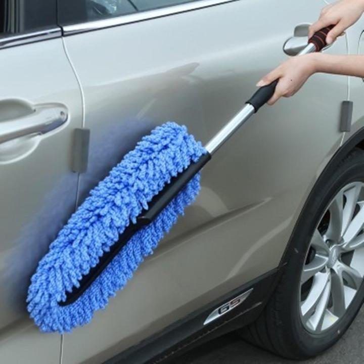 AutoSleek™ Long-handle Car Wash Mop and Cleaner for Cleaner, Sleeker, Shinier Cars