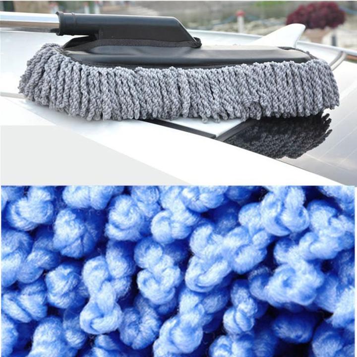 AutoSleek™ Long-handle Car Wash Mop and Cleaner for Cleaner, Sleeker, Shinier Cars