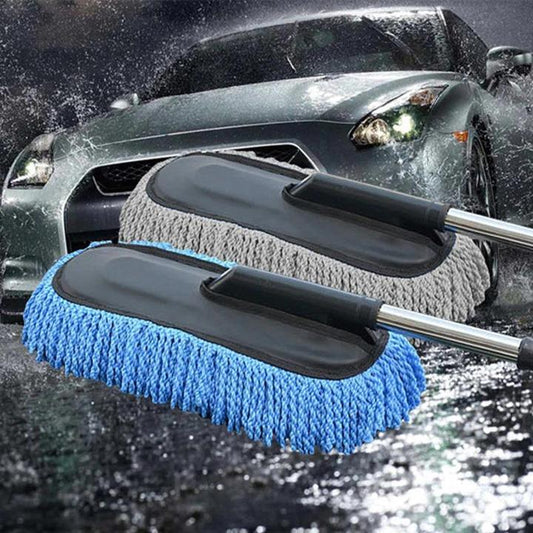 AutoSleek™ Long-handle Car Wash Mop and Cleaner for Cleaner, Sleeker, Shinier Cars