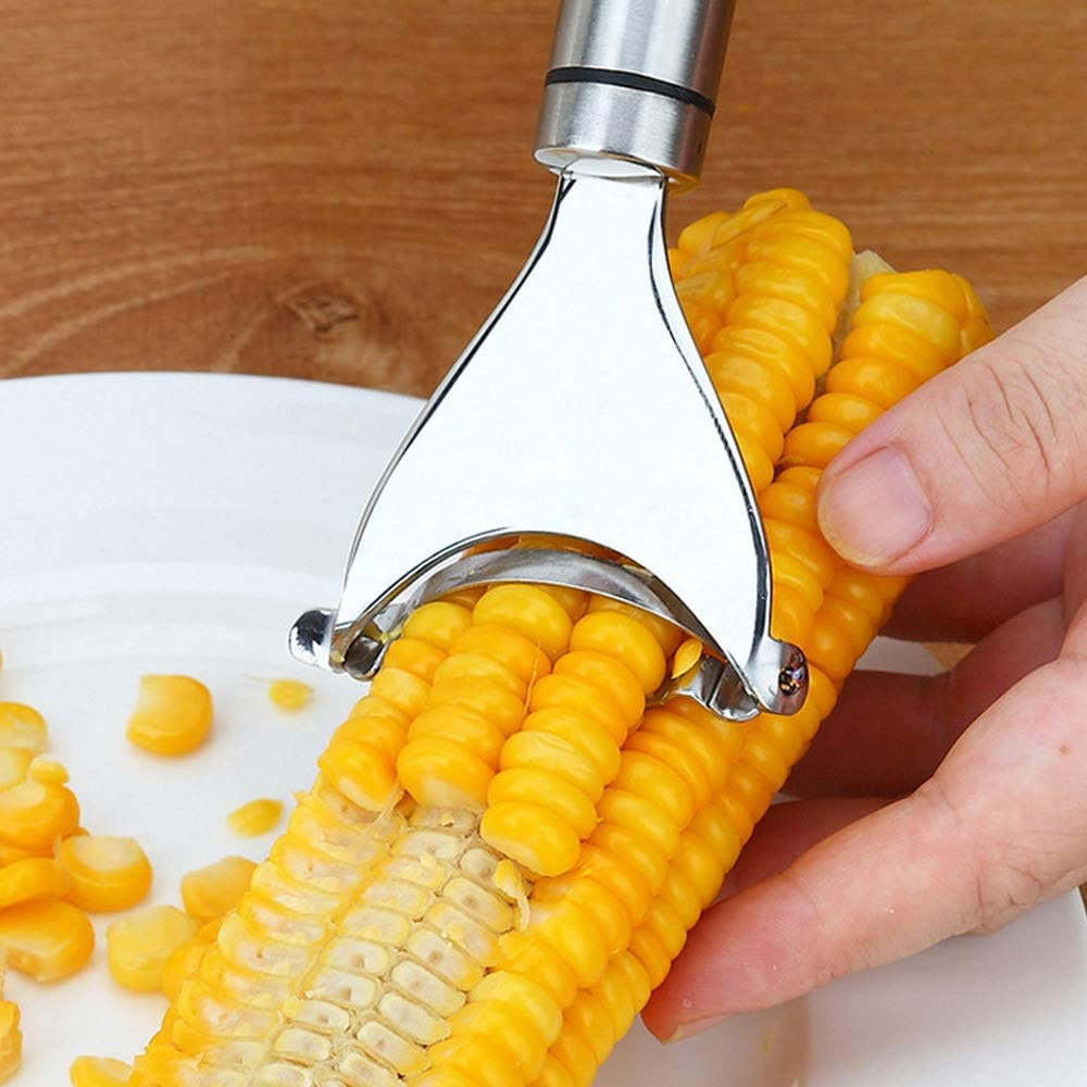 Premium Stainless Steel Corn Slicer Peeler