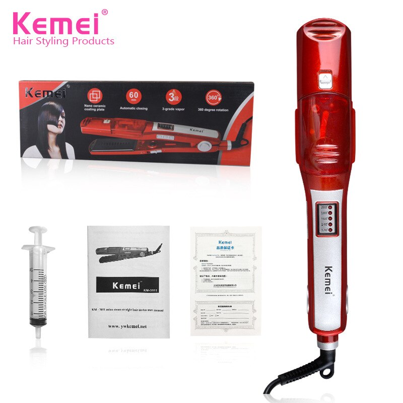 Steam Hair Straightening Flat Iron Hair Styling Tools