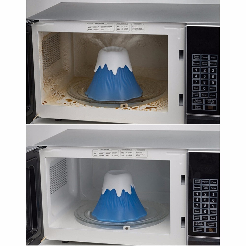 Erupting Volcano Cleaning Microwave Cleaner