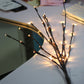 Led twig lights holiday lights branches Christmas ornaments