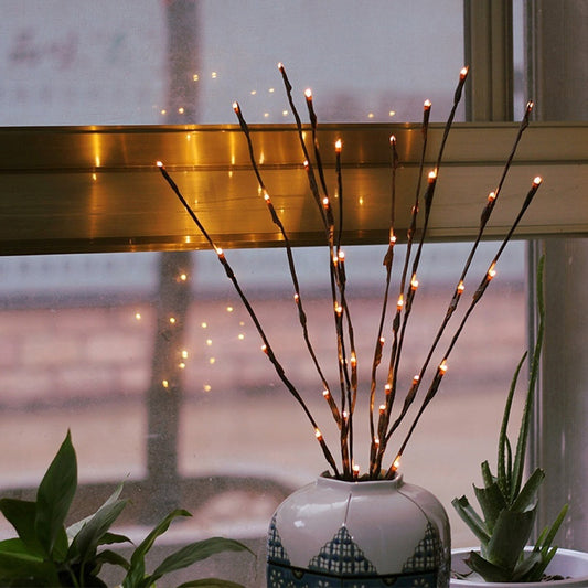 Led twig lights holiday lights branches Christmas ornaments