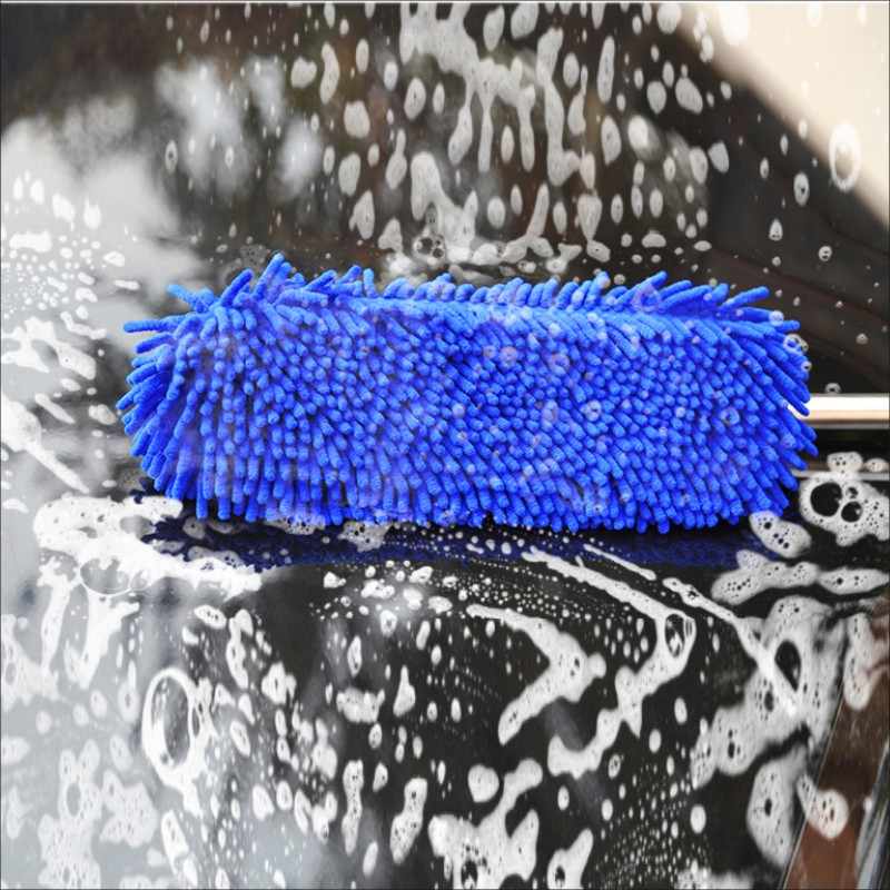 AutoSleek™ Long-handle Car Wash Mop and Cleaner for Cleaner, Sleeker, Shinier Cars