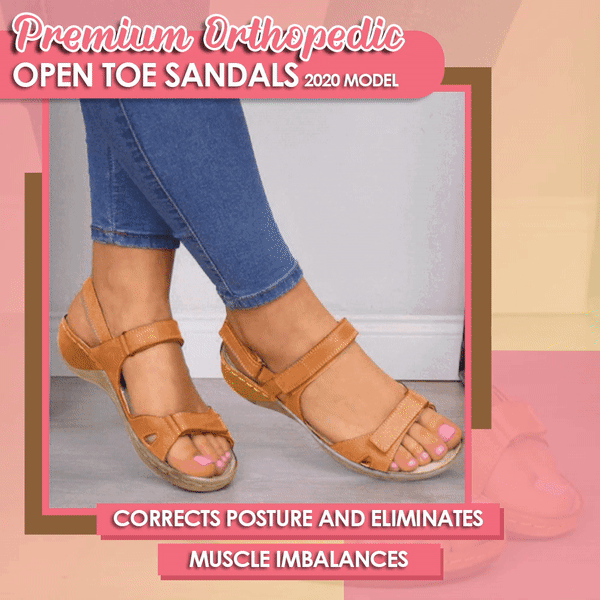 ⭐$19.99 Last 2DAYS⭐Premium Orthopaedic Open Toe Sandals - 2020 MODEL