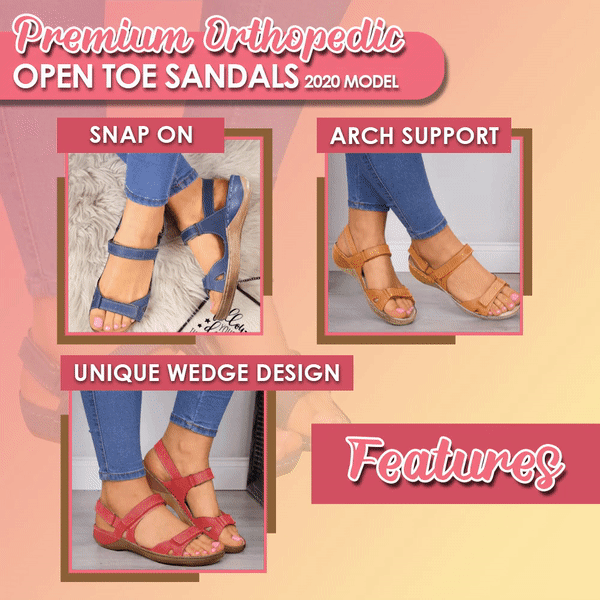 ⭐$19.99 Last 2DAYS⭐Premium Orthopaedic Open Toe Sandals - 2020 MODEL