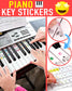 Removable Piano Key Stickers