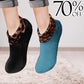 Maggie Stretch Indoor Cushioned Non Slip Grip Thermal Socks for Elderly, Hospital, Yoga & Home