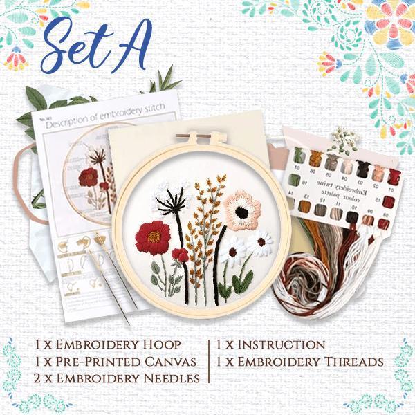 Floret Garden Embroidery Kit