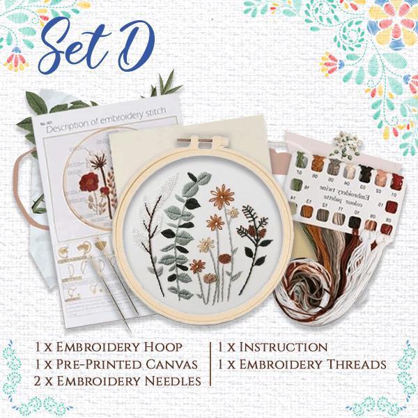 Floret Garden Embroidery Kit