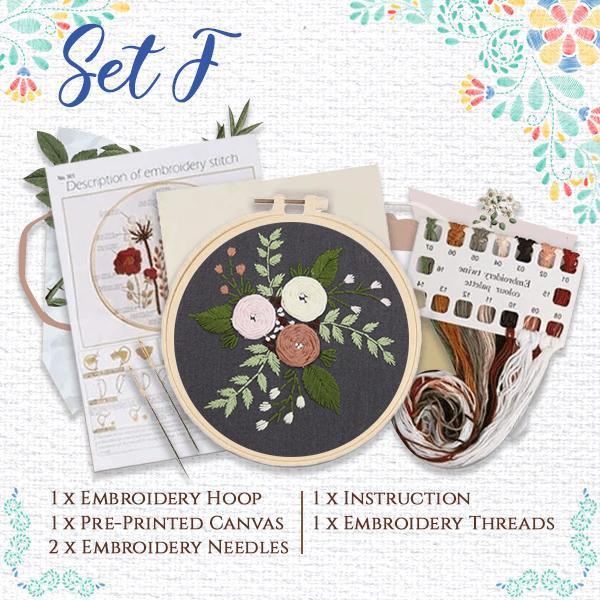 Floret Garden Embroidery Kit