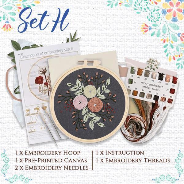 Floret Garden Embroidery Kit