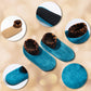 Maggie Stretch Indoor Cushioned Non Slip Grip Thermal Socks for Elderly, Hospital, Yoga & Home