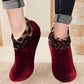 Maggie Stretch Indoor Cushioned Non Slip Grip Thermal Socks for Elderly, Hospital, Yoga & Home
