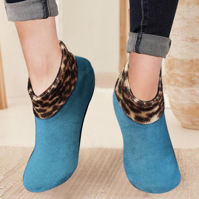 Maggie Stretch Indoor Cushioned Non Slip Grip Thermal Socks for Elderly, Hospital, Yoga & Home