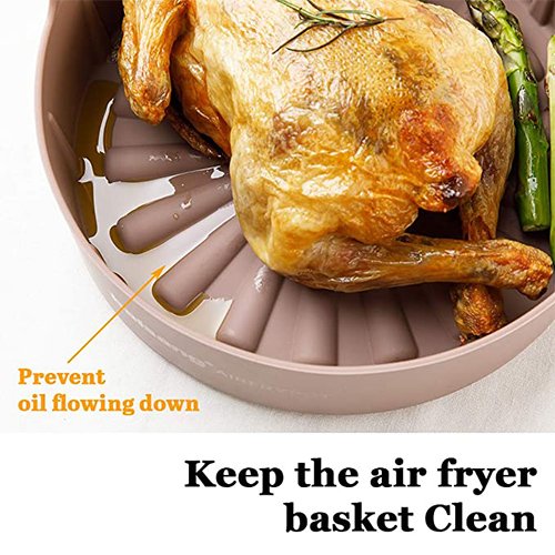 Air fryer silicone pot