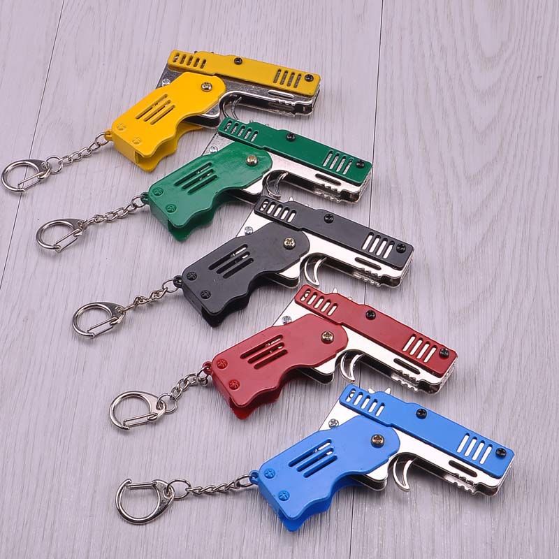 Mini Folding Rubber Band Gun Toy Keychain（🎁BFCM 65% OFF）