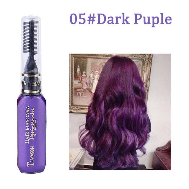 New Fashion Hair Color Cream 13 Colors Hair Color DIY Temporary Hair Dye