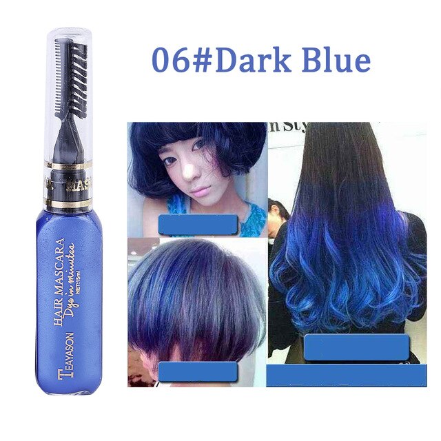 New Fashion Hair Color Cream 13 Colors Hair Color DIY Temporary Hair Dye