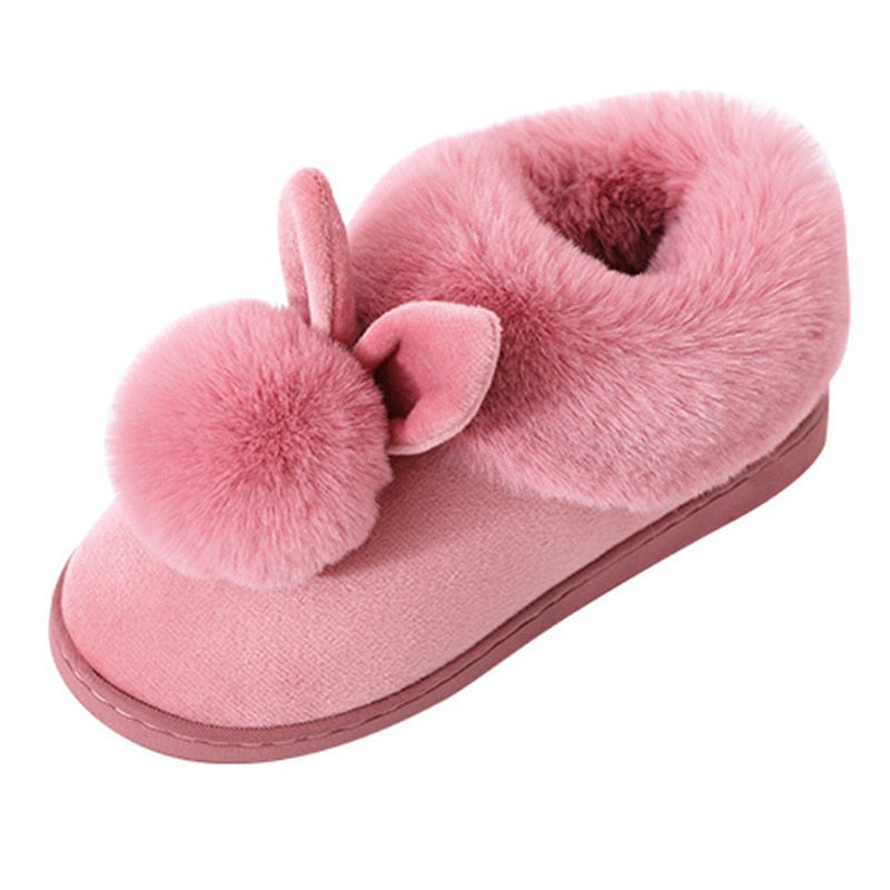 Double Comfy Bunny Slippers