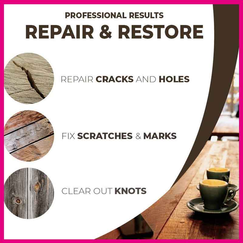 DIY Manual Floor Furniture Repair Kit Consumables Scratch Repair Tool Set For Homes Wooden Floors Furniture Scratch Wax-Fille