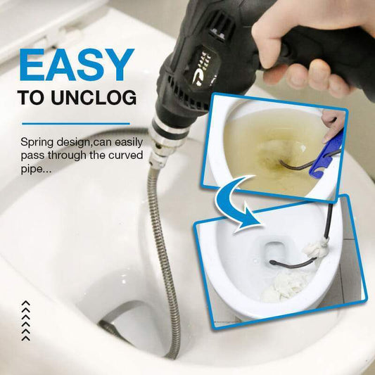 Sewer Dredging Spring Electric Drill Drain Cleaner Machine