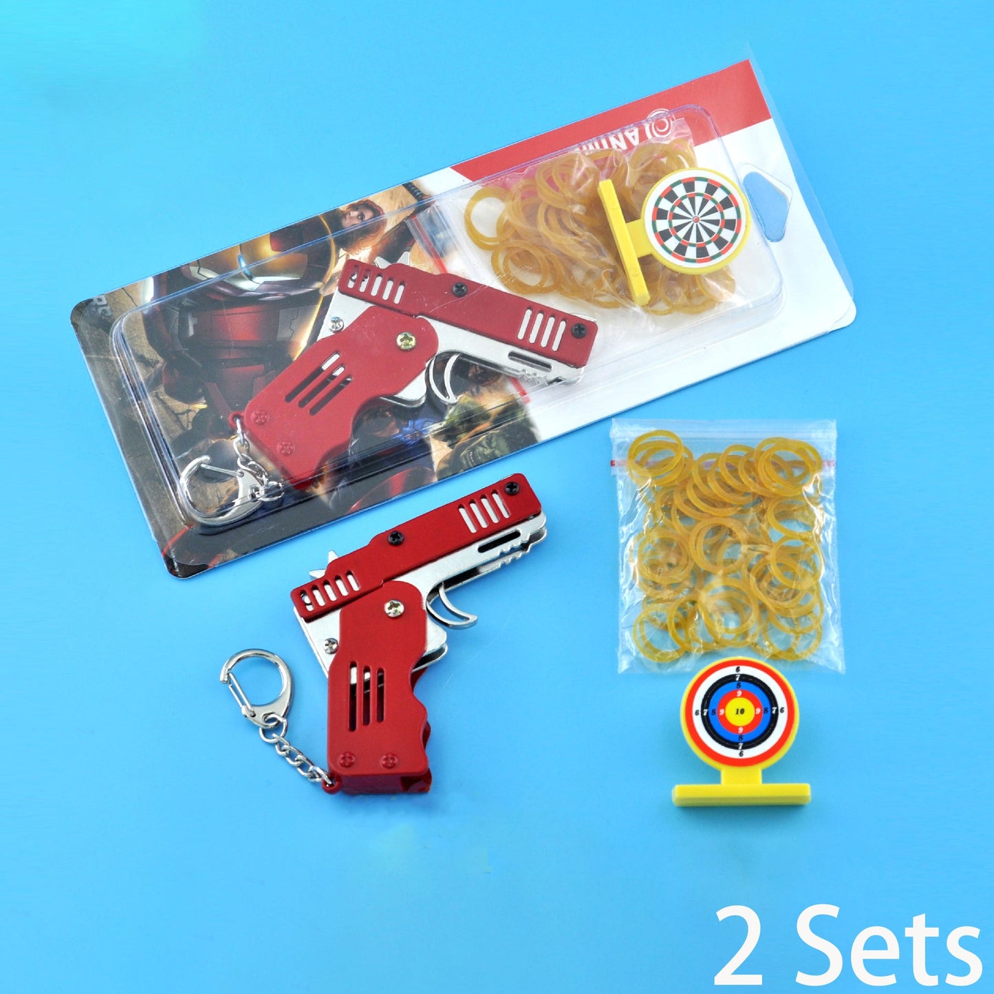 Mini Folding Rubber Band Gun Toy Keychain（🎁BFCM 65% OFF）